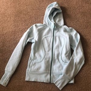 Light blue scuba hoodie